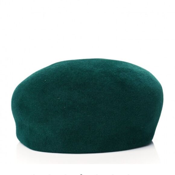💛 Authentic Gucci Green Felt Beret - Picture 2 of 9